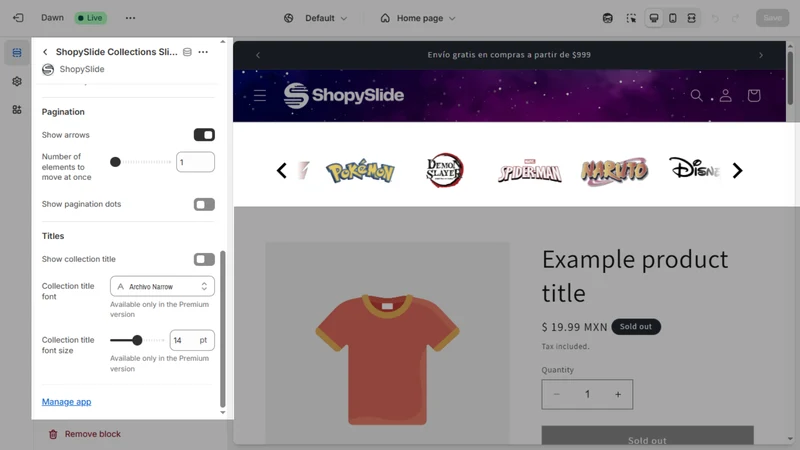 ShopySlide
