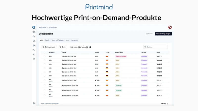 Printmind: Print‑on‑Demand