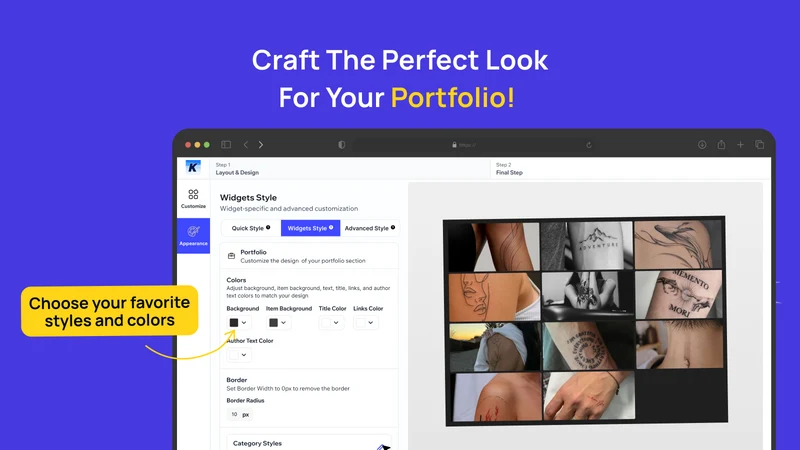 K: Portfolio & Photo Gallery