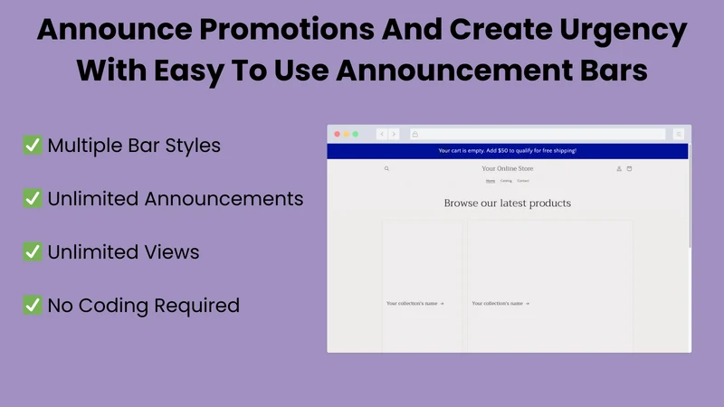 Everyday Announcement Bar