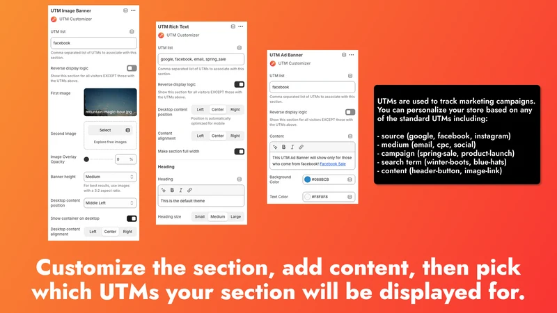 UTM Customizer