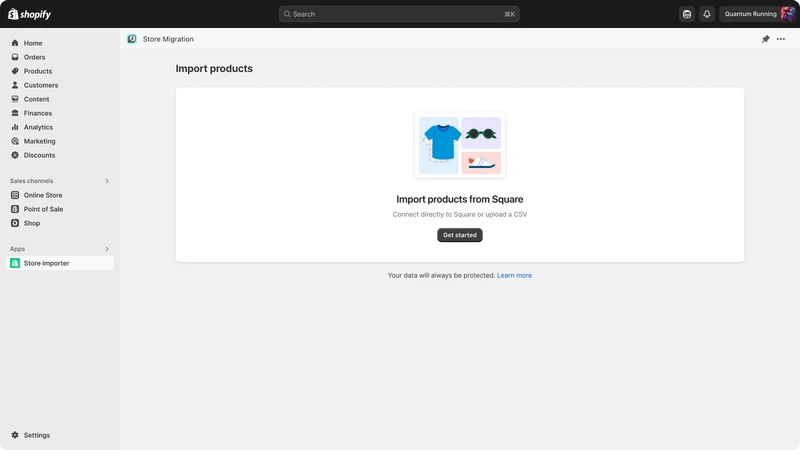 Shopify Store Migration