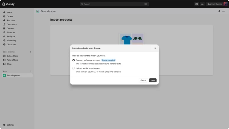 Shopify Store Migration