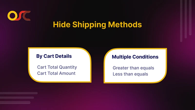 OSCP Hide Shipping & Payment