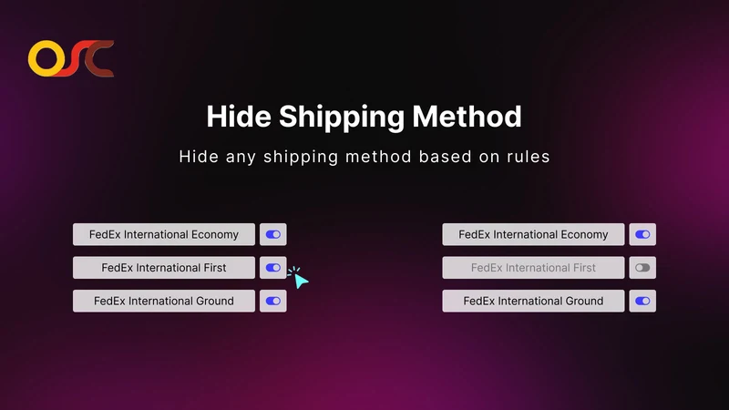 OSCP Hide Shipping & Payment