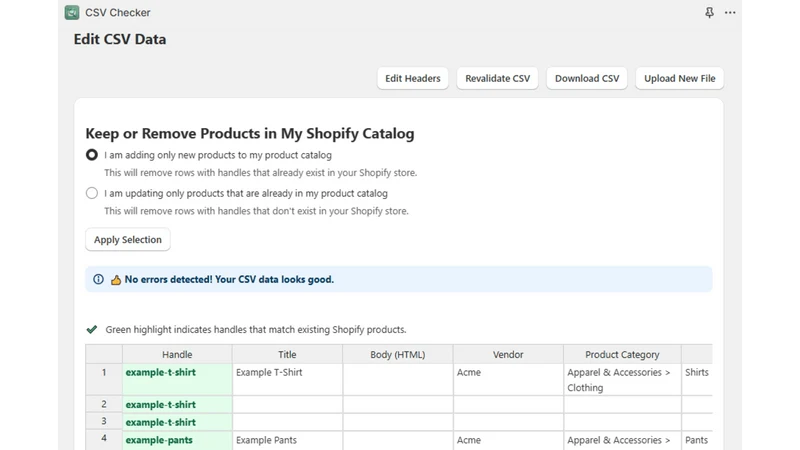 CSV Checker
