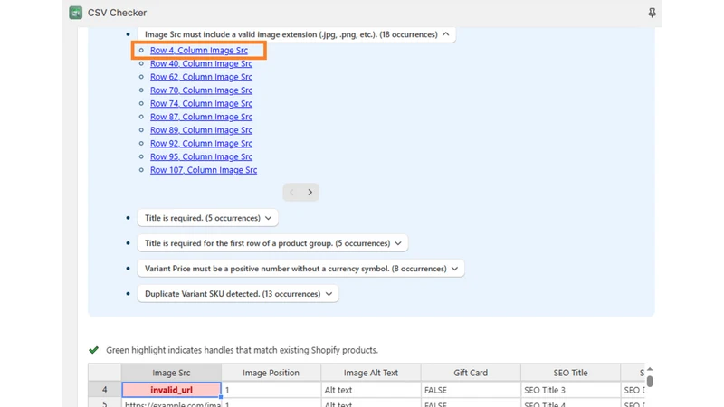 CSV Checker