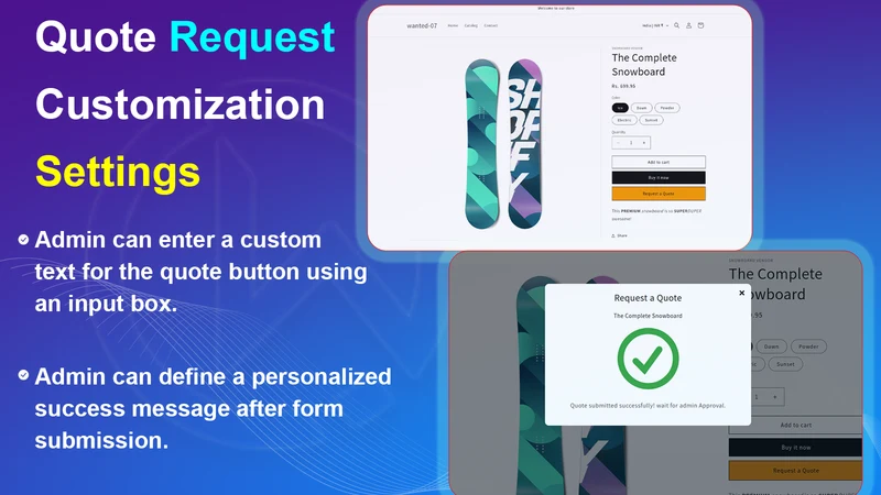 WBL ‑ Request a Quote