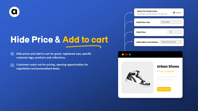 RQ Request a Quote, Hide Price
