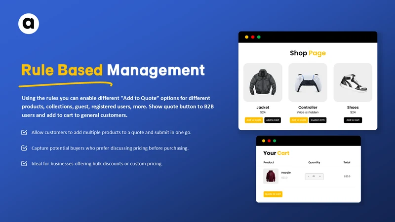 RQ Request a Quote, Hide Price
