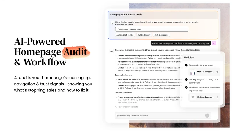 Store AI Audit & SEO Optimizer