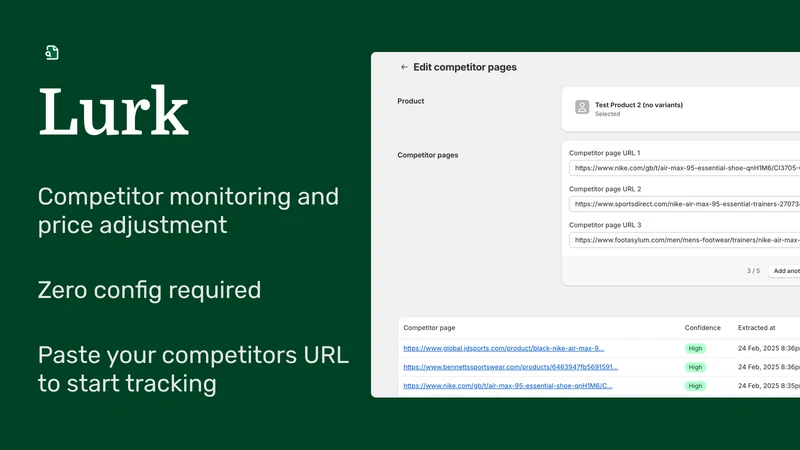 Lurk ‑ Dynamic Pricing