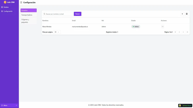 Lulo CRM