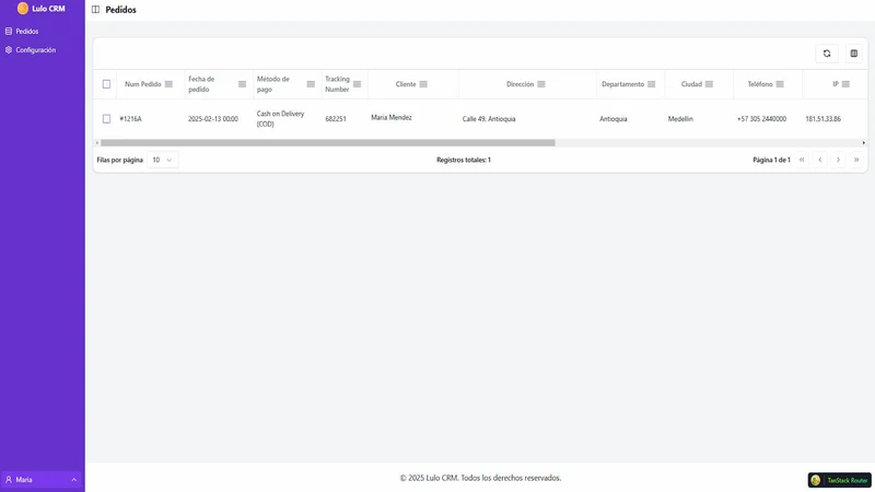 Lulo CRM