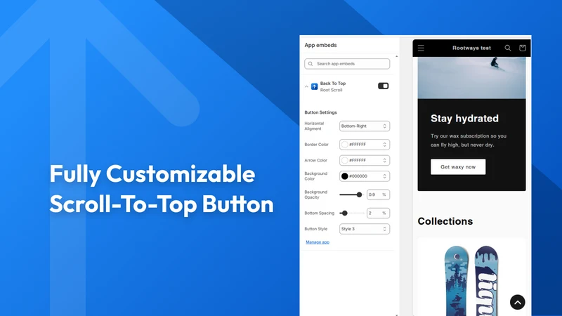 Root Scroll | Scroll To Top