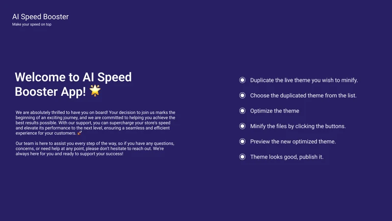 Speed Optimizer AI