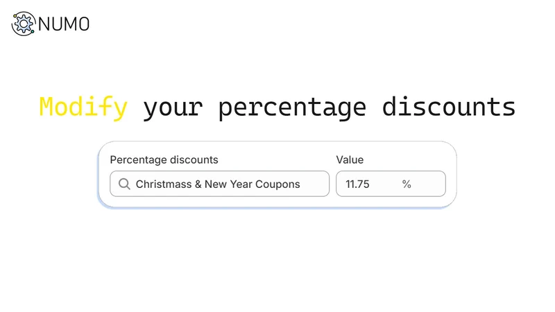 Numo Decimal Discounts