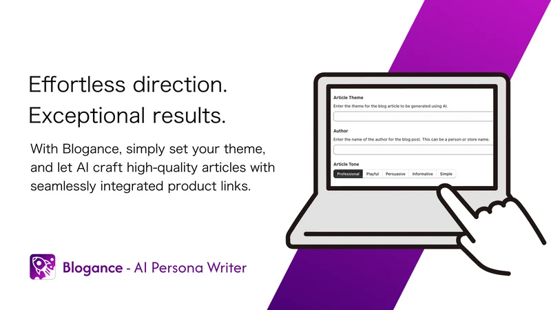 Blogance ‑ AI Persona Writer