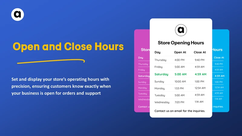 OPH: Open & Close Hours
