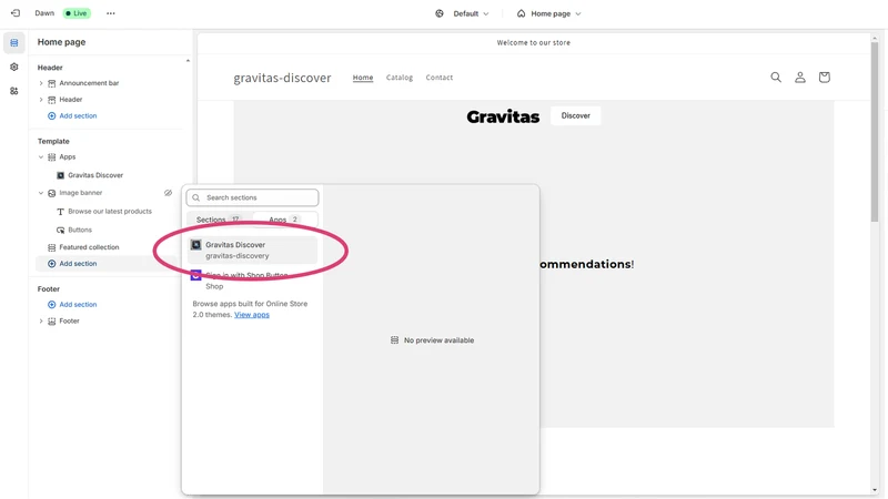 Gravitas Discover: 3D Showcase
