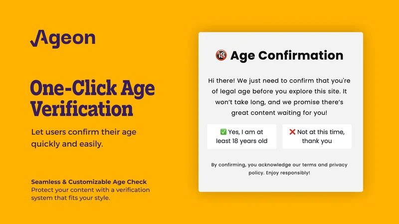 Ageon Age Verificator