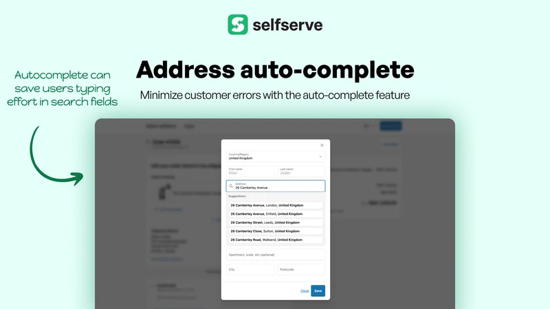 SelfServe Order Editing Upsell