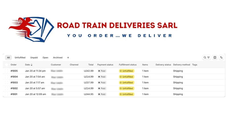 Road Train Deliveries