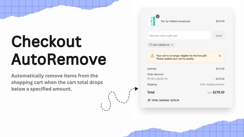 BBBSoftDev Checkout AutoRemove