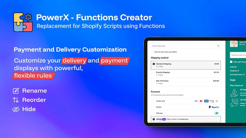 PowerX ‑ Functions Creator
