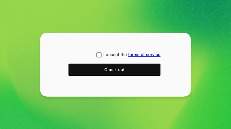 PS: Terms and Conditions Box