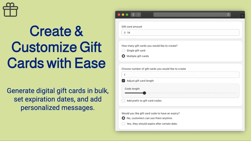 Giftly Easy Gift Cards Creator