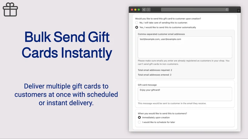 Giftly Easy Gift Cards Creator