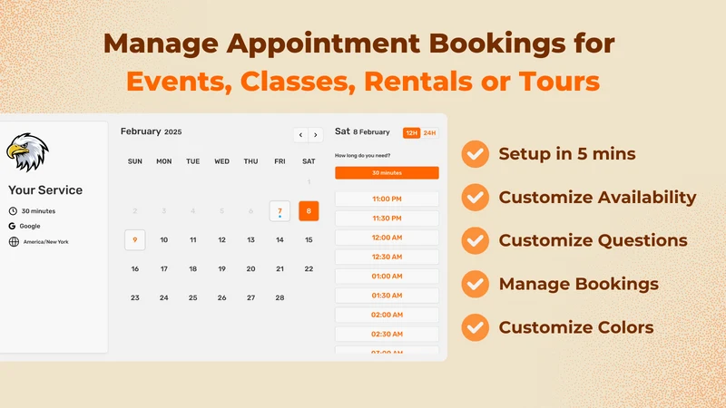 Hoppy Appointment Booking App