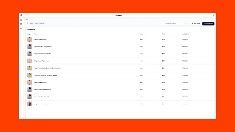 Airpress: AI bulk creator