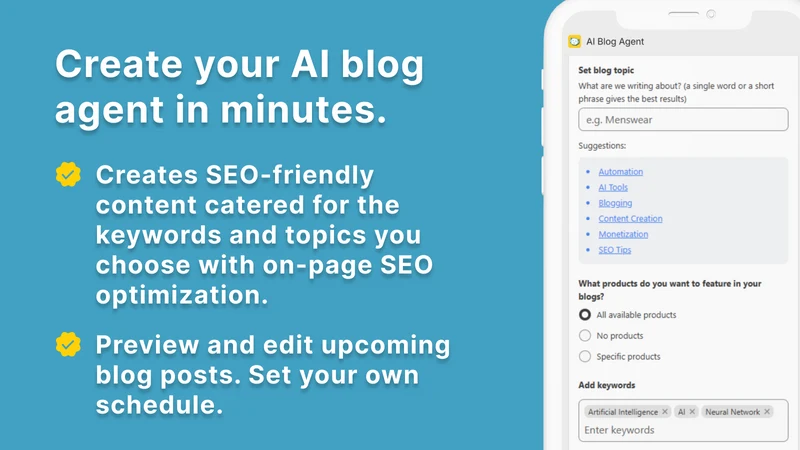 AI Blog Agent | SEO Auto Blog