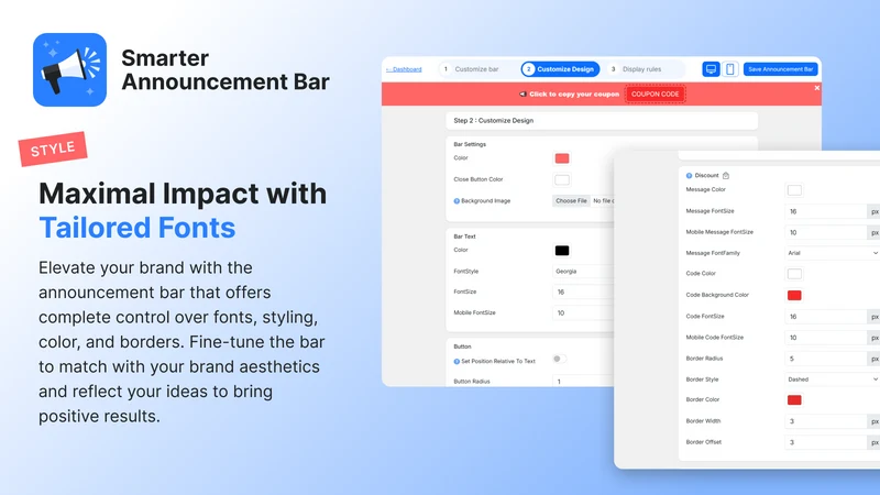 AJ WebCom ‑ Announcement Bar