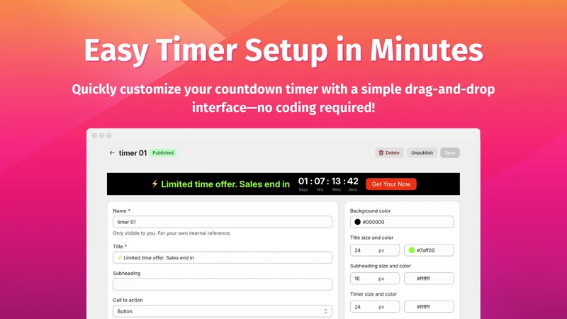 Countdownify: Sales Timer