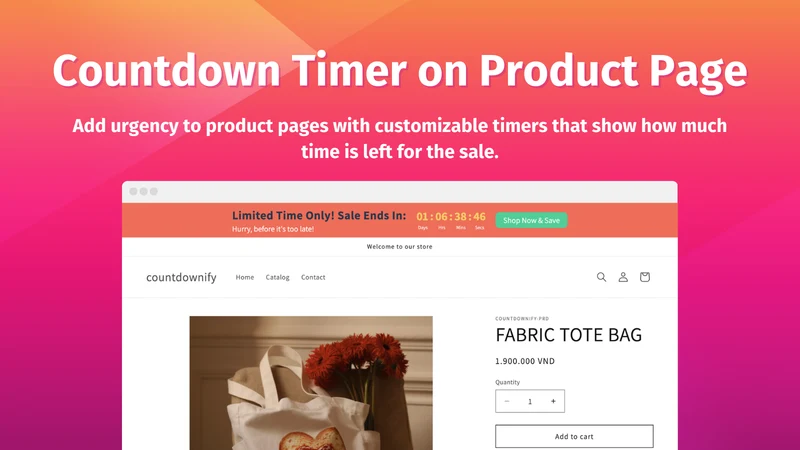Countdownify: Sales Timer