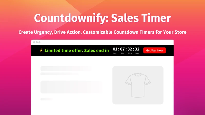 Countdownify: Sales Timer