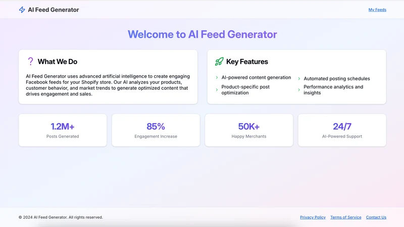 Feed GPT ‑ AI Feed Optimizer