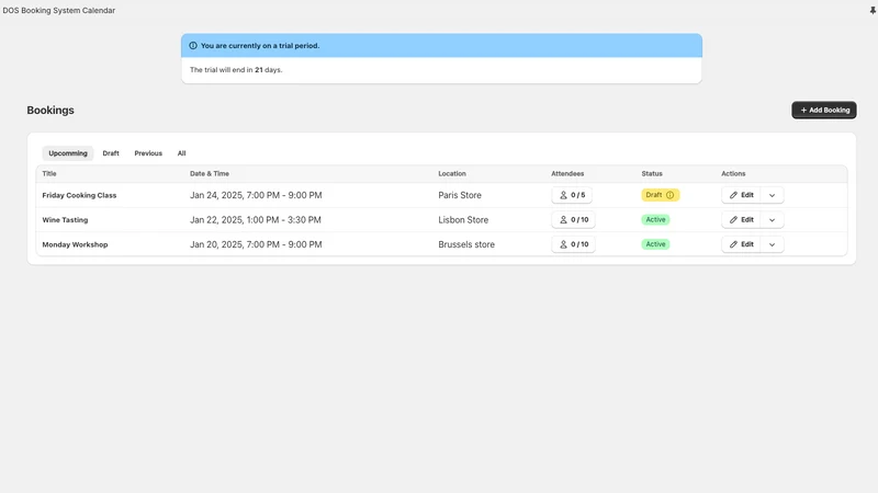 Klassbooker: The Booking App