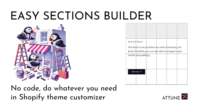 Theme Sections Builder & Rules