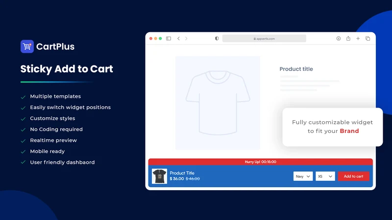 CartPlus ‑ Sticky Add to Cart