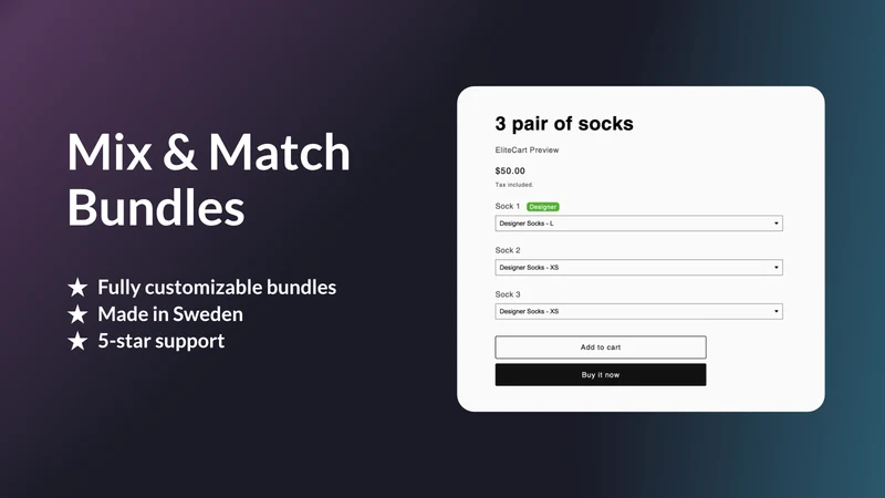 EliteBundles Mix & Match