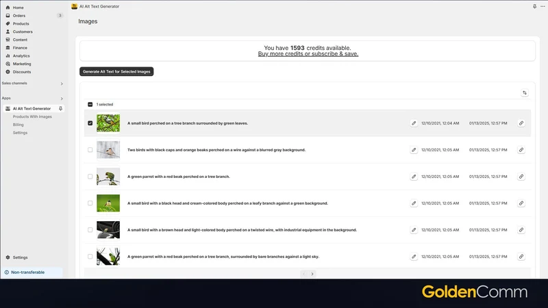 GC ‑ AI Alt Text Generator