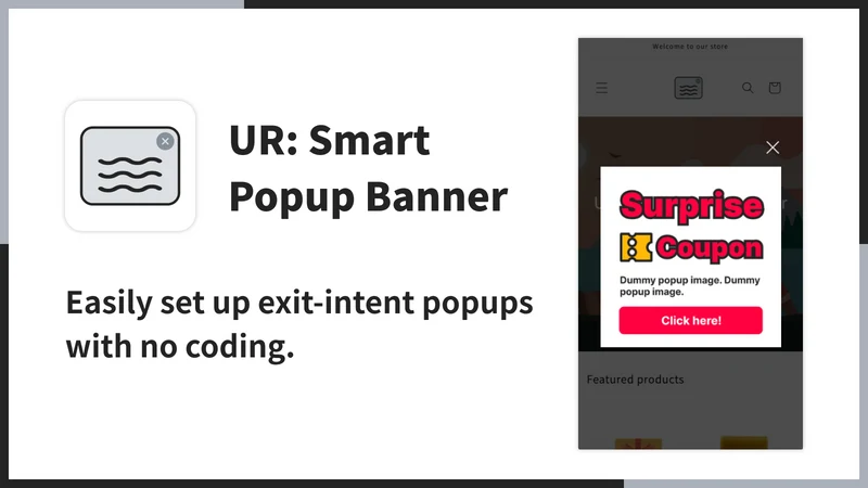 UR: Smart Popup Banner App
