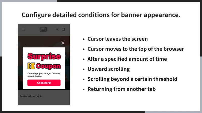 UR: Smart Popup Banner App