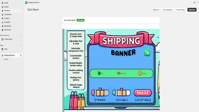 Pointick Shipping Banner