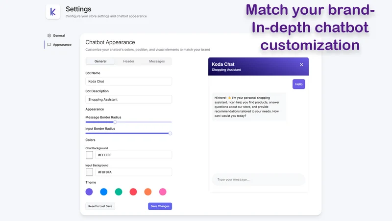 Koda Chat ‑ AI Chatbot