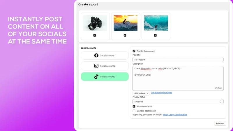Magik AI Social Media AutoPost